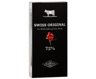 Шоколад с кусочками клюквы горький 72% Swiss original 100 гр