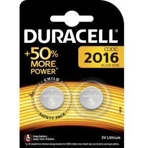 Батарейка 2016 Duracell 2 шт