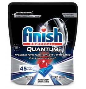 Таблетки для посудомоечной машины Finish Quantum Ultimate 45 шт