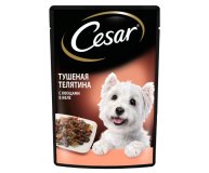 Влажный корм для собак телятина с овощами Cesar 85 гр