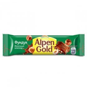 Шоколад молочный фундук Alpen Gold 32 гр