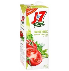 Сок J7 Тонус Фитнес Томат с зеленью 1,45 л