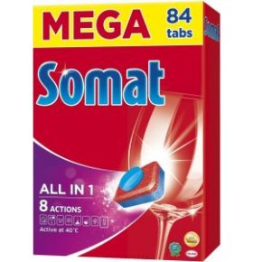 Таблетки для посудомоечных машин Somat  84 шт