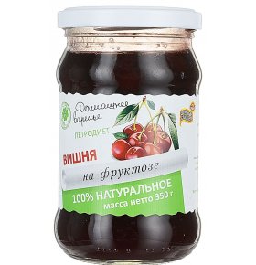 Здоровые сладости Петродиет варенье домашнее вишневое на фруктозе 350 гр