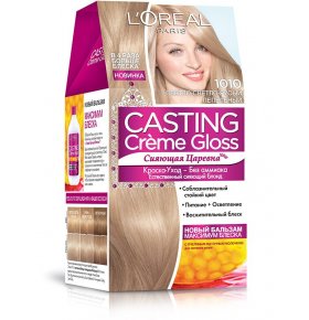 Краска-уход для волос 1010 Светло-светло русый пепельный Casting creme gloss 180 мл
