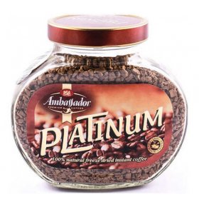 Кофе Platinum растворимый Ambassador 95 гр