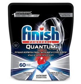Таблетки для посудомоечной машины Finish Quantum Ultimate 60 шт