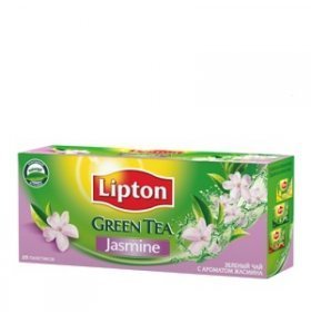 Чай зеленый Lipton Jasmine Flower ароматиз. байхов 25*1,4г/уп