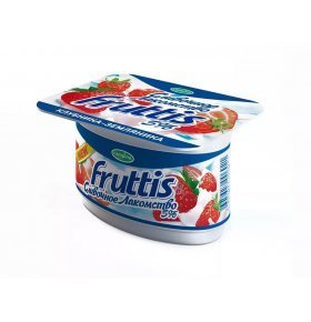 Продукт йогуртный Fruttis Сливочное лакомство Клубника-земляника 5% 115г