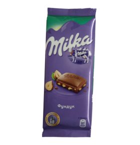 Шоколад Milka молочный фундук 90г