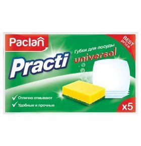 Губки для посуды Practi Universal Paclan 5 шт
