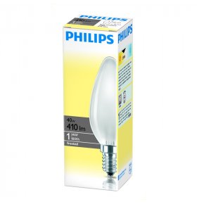 Лампа накаливания Philips 40 Вт E14FR 2700k