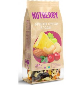 Смесь Орехи фрукты ягоды Nutberry 220 гр