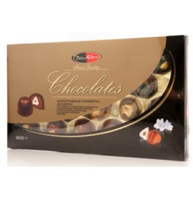 Конфеты шоколадные ассорти Dolce albero 200 гр