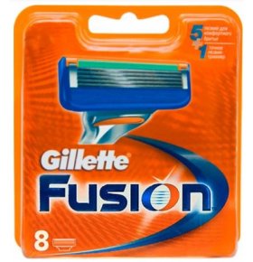 Кассеты для бритья Fusion сменные Gillette 8 шт