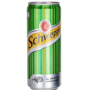 Мохито напиток сильногазированный Schweppes 0,33 л