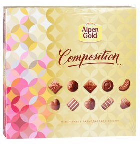 Набор конфет Alpen Gold Composition 10 вкусов 180 гр