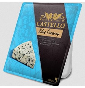 Сыр с голубой плесенью Blue Creamy 56% 125 гр