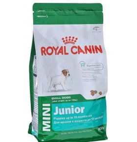 Корм сухой Royal Canin Mini Junior для щенков мелких пород в возрасте от 2 до 10 месяцев 800 г