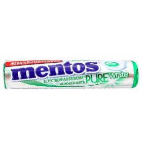 Жевательная резинка со вкусом нежной мяты Mentos 16 гр