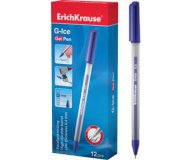 Ручка гелевая Erich Krause 39003 G-ICE синяя, 12 шт