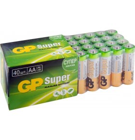 Набор алкалиновых батареек GP Batteries тип АА 40 шт