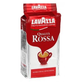 Кофе Qualita Rossa натуральный молотый Lavazza 250 гр