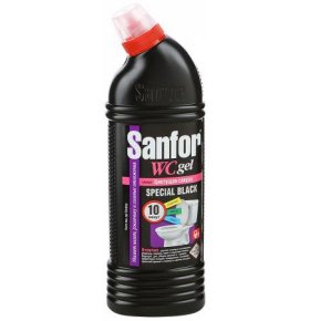 Средство WC gel special black для туалета ванной Sanfor 1000 мл