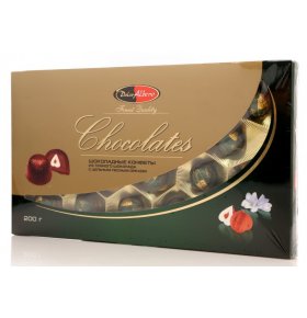 Конфеты Шоколадные из горького шоколада Dolce albero 200 гр