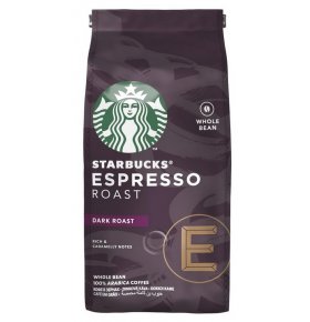 Кофе в зернах Dark Espresso Starbucks 200 гр