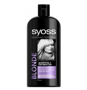 Шампунь Blonde для осветленных и мелированных волос Syoss 500 мл