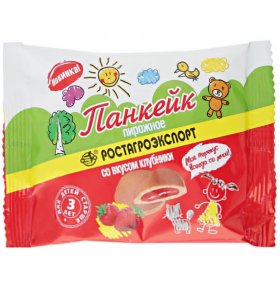 Пирожное панкейк cо вкусом клубники РостАгроЭкспорт 40 гр
