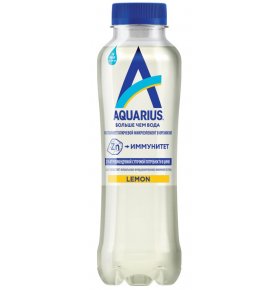 Вода функциональная Лимон с Цинком Aquarius 400 мл