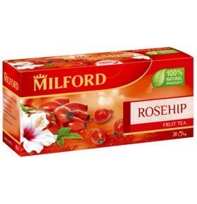Чай фруктовый шиповник Milford 40г