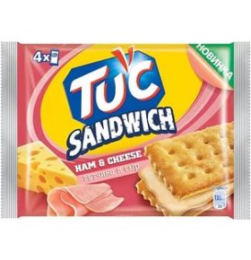 Крекер Tuc сендвич с ветчиной и сыром  112г