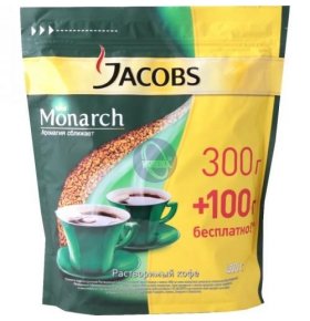 Кофе растворимый Jacobs Monarch 400 гр