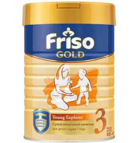 Смесь напиток молочный сухой с 12 месяцев Friso Фрисо Голд 3 800 гр