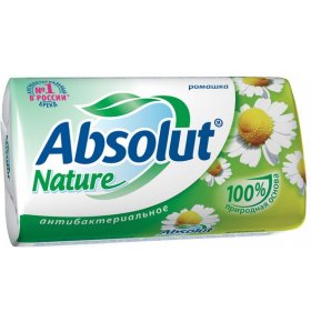 Твердое мыло Nature ромашка антибактериальное Absolut 90 гр