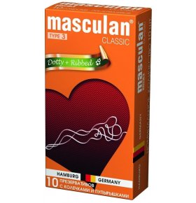 Презервативы №10 тип 3 Masculan
