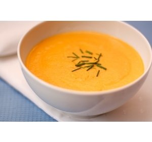 Суп-пюре из моркови и чечевицы