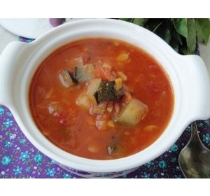Диетический суп из кабачков