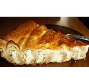 Пирог-улитка из блинов
